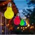 Spetebo LED Solar-Lichterkette 10 bunte Glühbirnen 450cm (4332)