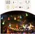 Spetebo LED Solar-Lichterkette 10 bunte Glühbirnen 450cm (4332)