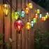 Haushalt International LED-Lichterkette Ballons bunt, solar, IP44, 380cm (2er-Set)