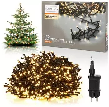 Nordstern LED Lichterkette 1000er 20m warm weiss (NS-30969)