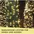 Nordstern LED Lichterkette 1000er 20m warm weiss (NS-30969)