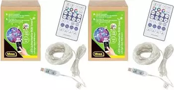 Idena LED Lichterkette RGB Smart 12m (30521)