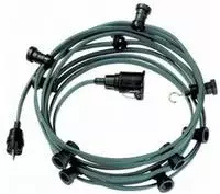 Bachmann 740.005, Bachmann Lichterkette 740.005 | 10m | E27 Fassungen | 10