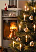 KONSTSMIDE Christbaumkerzen "Weihnachtsdeko, Christbaumschmuck" Baumkette f&uuml;r den