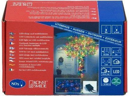 Konstsmide Micro-LED-Lichterkette 80er blau (3630-500)