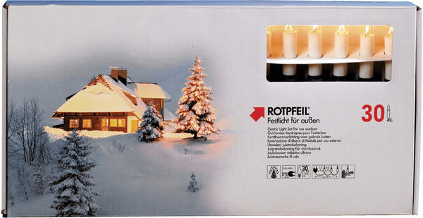 Rotpfeil Lichterkette 30er Schaftlampen E10 (9743036600)