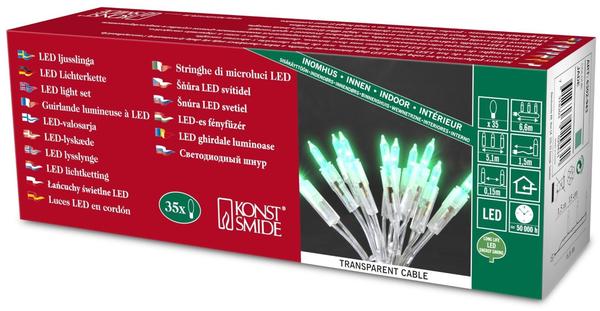 Konstsmide LED-Minilichterkette grün-transparent 35er (6302-943)