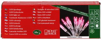 Konstsmide LED-Minilichterkette rosa-transparent 35er (6302-343)