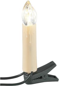 Lunartec LED-Weihnachtsbaum-Lichterkette mit 20 LED-Kerzen, IP20