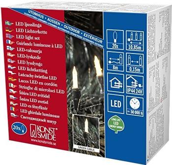 Konstsmide LED Minikette 20 warm weiß (6002-100)