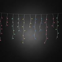 KONSTSMIDE LED-Lichtervorhang 400 Stk.-flammig LED Eisregen Lichtervorhang, mit