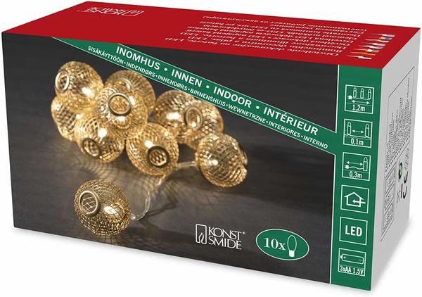 Konstsmide LED Dekolichterkette goldfarb (3145-803)