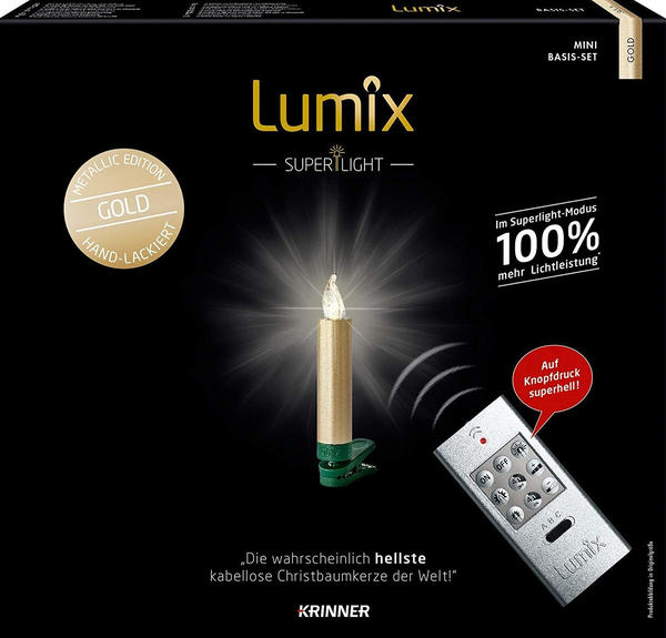 Tetsbericht Krinner Lumix SuperLight mini Metallic Edition gold (75543)