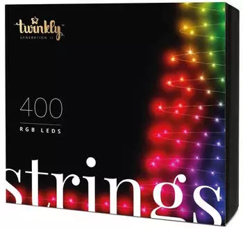 twinkly Lichternetz 400 LEDs bunt mit WLAN und Appsteuerung (TWS400STP-BEU)