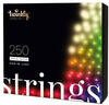 Twinkly Strings, Multicolor & weiße Edition, schwarz, 250 LEDs