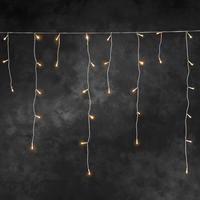 KONSTSMIDE LED-Lichtervorhang 96 Stk.-flammig LED Eisregen Lichtervorhang, 96