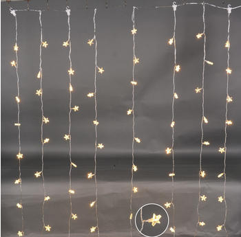 Trend Line Lichtervorhang Sterne 200 LEDs warmweiß
