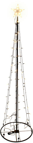 Spetebo LED Lichterbaum mit Stern - 180 cm / 106 LED (23852)