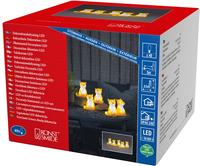 KONSTSMIDE LED-Lichterkette "Weihnachtsdeko aussen" 40 Stk.-flammig LED Acryl...