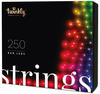 Twinkly Strings, Multicolor Edition, schwarz, 250 LEDs