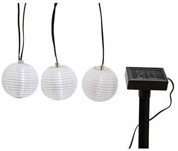 Kaemingk LED Solar-Garten-Lampionkette 4,5m warmweiß (894801)