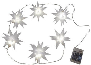 FHS LED-Lichterkette mit 6 Sternen warmweiß 1m (35201)