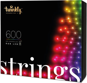 twinkly Strings 600 LEDs RGB mit Appsteuerung 2. Generation 48m