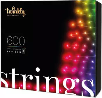 twinkly Strings 600 LEDs RGB mit Appsteuerung 2. Generation 48m