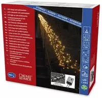 LED B&uuml;schellichterkette amber 3863-800 960er L=7,2m Au&szlig;entrafo 8 Funk. EEK E