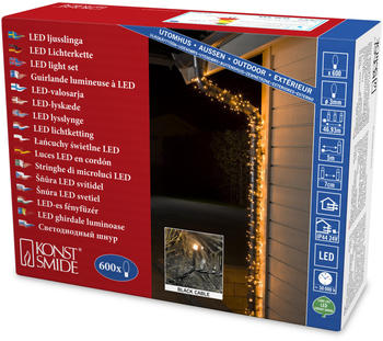 Konstsmide Micro-LED-Lichterkette 41,93m 600er bernstein (3646-800)