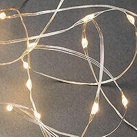 Konstsmide LED-Tropfenlichterkette 9,9m bernstein silber (6387-890)