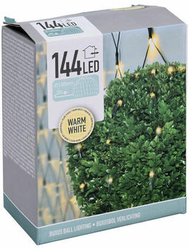 Spetebo LED-Kugel-Lichtnetz Ø120cm 144er für Buchsbäume ( Ø120cm)