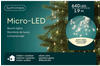 Lumineo Micro-LED-Lichterbündel 1,9m 640er warmweiß/silber (497009)