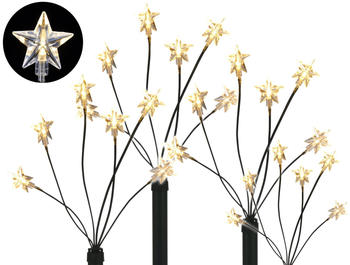 Spetebo LED Gartenleuchtst&auml;be STERN 4er Set