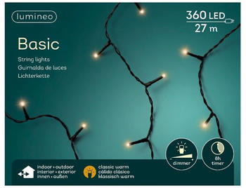 Lumineo Basic 360 LEDs 27 m klassischwarm schwarz (494337)
