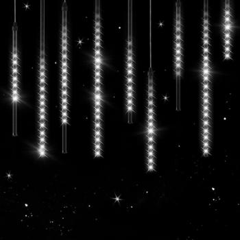 Monzana LED-Diamantenregen-Lichterkette kaltweiß 3,6m (107629)