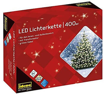 Idena LED-Lichterkette 400er warmweiß 39,9m (31123)