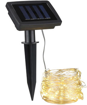 Haushalt International LED-Solar-Gartenlichterkette Dew Drop 20m 200 LEDs (50027)