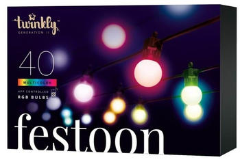 twinkly Festoon Lights 40 RGB Lamps Starter Kit (TWF040STP-BEU)
