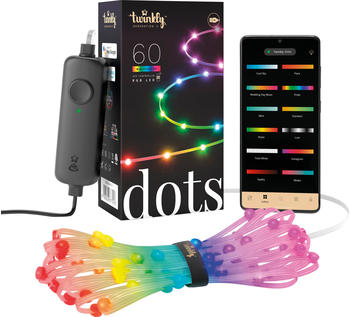 twinkly Dots 60 LEDs RGB multicolor 2. Generation 3 m (TWD060STP-T)