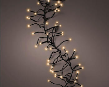 Lumineo Cluster Lichterkette 144 LEDs schwarzes Kabel 1,2 m (494687)