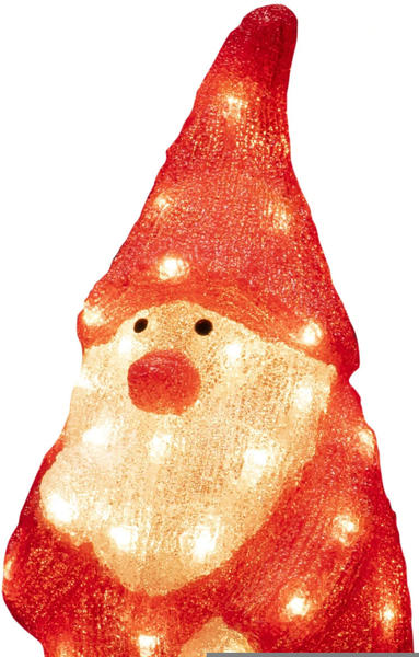 Konstsmide LED Dekofigur Acryl Weihnachtsmann 40 warm weiße Dioden (6243-103)