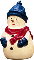 KONSTSMIDE 4249-000, Konstsmide 4249-000 Acryl-Figur Schneemann Warmwei&szlig; LED...
