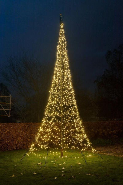Fairybell LED-Weihnachtsbaum für Fahnenmast 2000 LEDs warmweiß 600cm