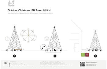 Fairybell LED-Weihnachtsbaum 480 LEDs warmweiß 300cm (FANL-300-480-03-EU)