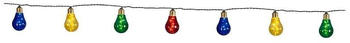 Star Trading LED Party Lichterkette "Glow" - 10x5 warmweiße LED - L: 3,6m - Indoor - bunte Glühbirnen