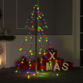vidaXL Weihnachtsbaum Kegelform 160 LEDs 78x120 cm (328569)