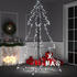 vidaXL Weihnachtsbaum Kegelform 240 LEDs 118x180 cm (328583)