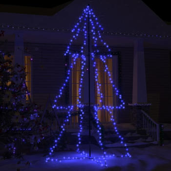 vidaXL Weihnachtsbaum Kegelform 300 LEDs 120x220 cm (328589)