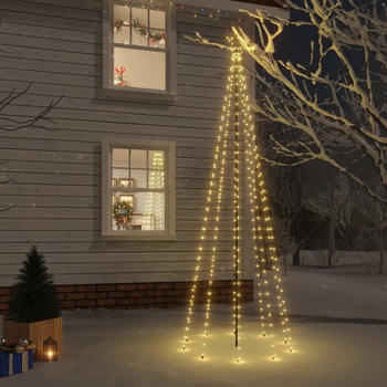 vidaXL LED-Weihnachtsbaum Warmweiß 310 LEDs 300 cm (343554)